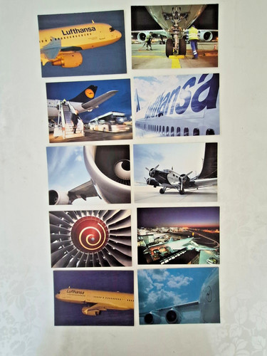 Airline postkarten - 10,