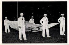 Sammelbild Olympia 1936, Einholung der olympischen Flagge durch... - 10715765