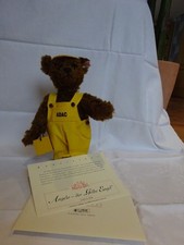 Steiff, ADAC Angelo Teddybär mit Werkzeugkiste Sammlerobjekt aus dem Jahr 2003