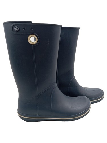 Crocs gummistiefel dunkelblau - crocs,