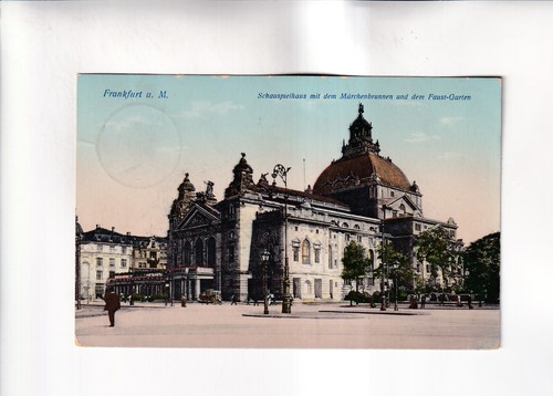 G187 ansichtskarte frankfurt - g187), ansichtskarte,