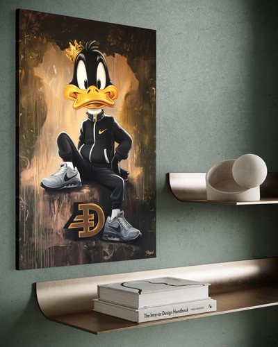 Leinwand bild ente daffy duck - ente,