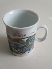 Jacobs Kaffee Becher - Echt Karlsbader Porzellan - Edition 5 - Markt 