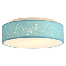 Deckenlampe Deckenleuchte mit Stoff-Lampenschirm Sternenhimmel lampe Rund Decke