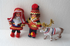2 kleine Lapland Puppen