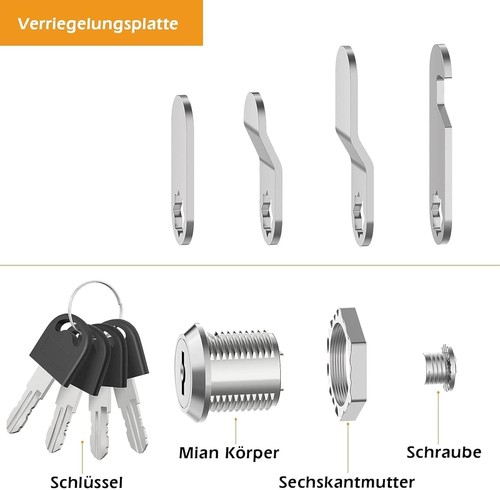 Briefkastenschloss - , 4