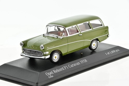 Opel rekord caravan - rekord, green