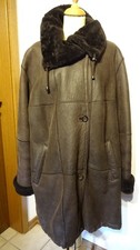 CHRIST Lammfell Mantel braun