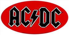AC/DC Aufkleber Logo