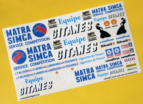 Gitanes race team transporter - gitanes,