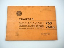 Steyr 760 760a Traktor Ersatzteilliste Ersatzteilkatalog 1971