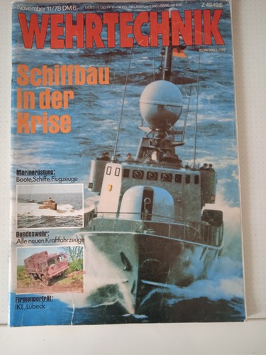 Wehrtechnik november 1978 - wehrtechnik,