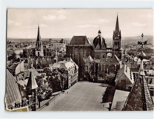 Postcard der dom aachen - der,