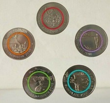 5 x 5 Euro *** Klimazonen der Erde *** Sammlermünze *** 2017 2018 2019 2020 2021