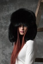 Skandinavische Blaufuchs Pelz