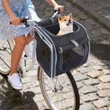 Fahrrad Haustierträger Haustiertransporttasche Haustier-Reisetasche mit Kissen