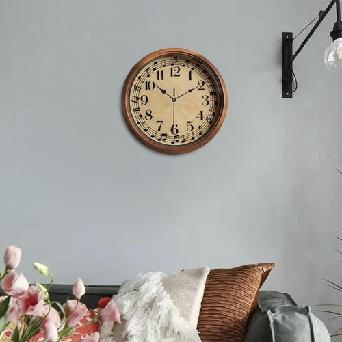 Musiknoten wanduhr - musiknoten,