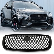 SVR LOOK FRONTSTOSSSTANGE GITTER GRILL SCHWARZ FÜR JAGUAR F-PACE X761 2016+