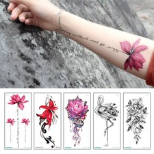 Fashion Flower Tattoo Frauen