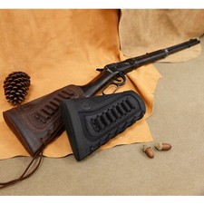 Leder Segeltuch Gewehr / Schrotflinte Magazin-Tasche Hinterschaft Für 12GA.30-06