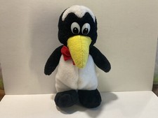 Petzi Rasmus Klump Stofftier Plüsch Schmidt Spiele Figur: Pinguin Pingu ca.15 cm