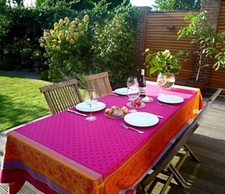 Tischdecke jacquard baumwolle - tischdecke,