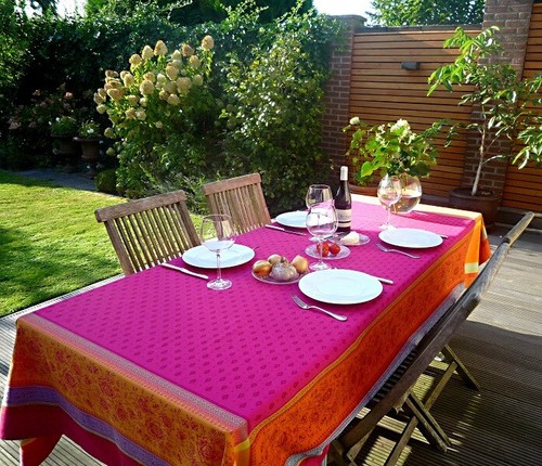 Tischdecke jacquard baumwolle - jacquard,