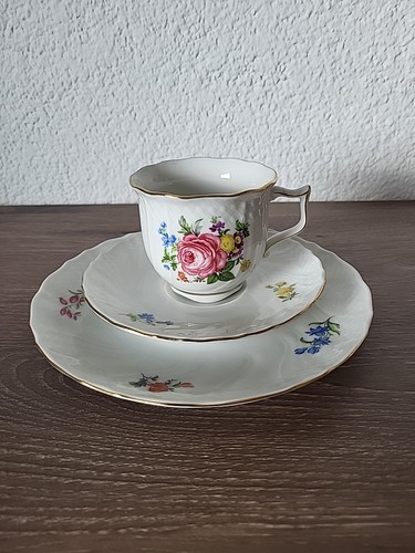 Sammeltasse 3tlg gedeck rose - gedeck,