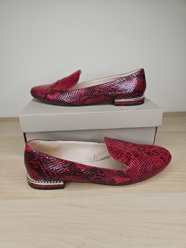 Zara rote halbschuhe mit - rote,