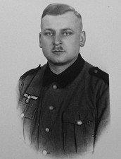 Porträt schöner soldat mit - schöner,