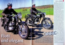 Oldtimer Markt 3156) DKW RT 250 in einer seltenen Vorstellung auf 8 Seiten