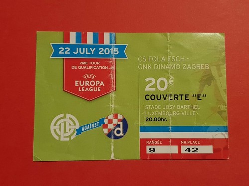 Used ticket uefa - cl, 2015/16