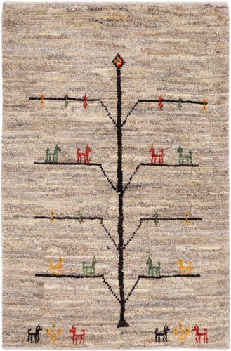 Perser gabbeh teppich grau - perser,