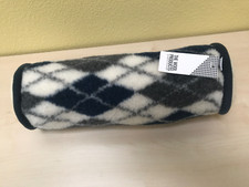 Schurwolle Nackenrolle ca 43x13cm angenehm wärmend Design "Rhombus"