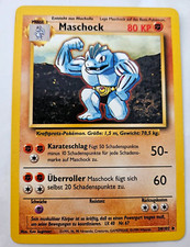 Pokemon Karte | Maschok | #34/102 | Basis Set | Deutsch/German Vintage 1995