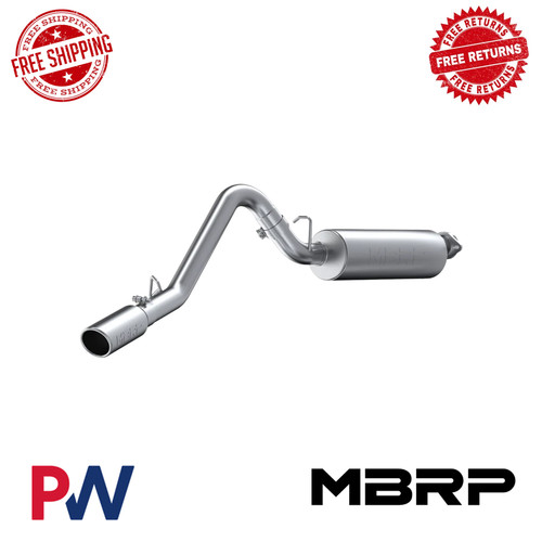 Mbrp cat back single - 2.5'', cat-back