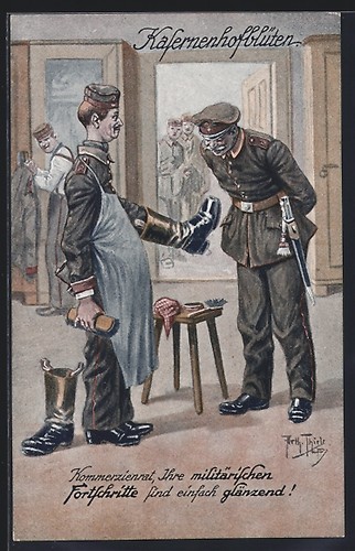 Künstler arthur thiele - künstler-ak,