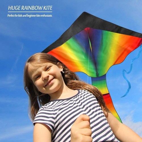 Rainbow kite einleiner - kite,