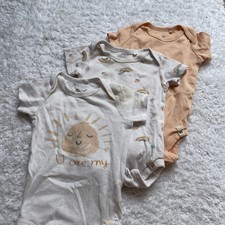 3x Baby Body - Gr. 62/68 - kurzarm -  - Mädchen / Jung