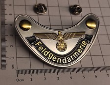 PIN/Anstecker FELDGENDARMERIE groß, Kettenhunde (Militaria,Wehrmacht,Nostalgie)