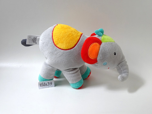 Pusblu elefant grau bunt - pusblu,