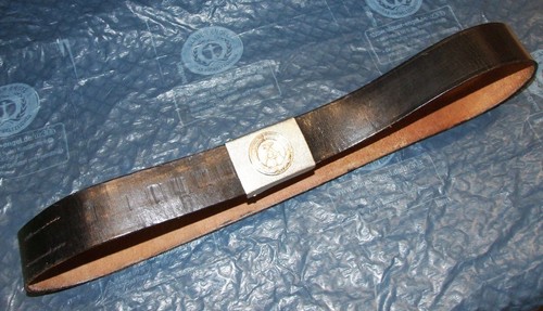 Nva schwarzes lederkoppel für - nva,
