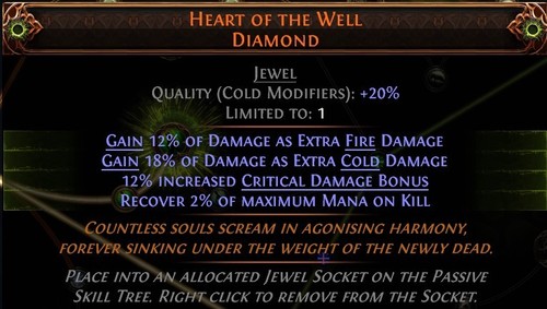 Heart the well ruins - the, of