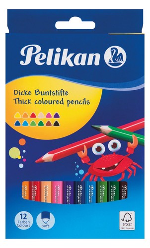 Pelikan buntstifte dreieckig - pelikan,