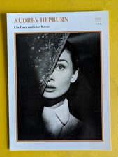 AUDREY HEPBURN / Filmstar - Sammelkarte
