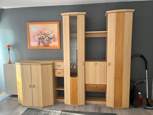 Wohnzimmerschrank buche erle - wohnzimmerschrank,