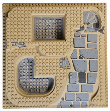 Lego Adventurers 5978 - Geheimnis der Sphinx - Grundplatte - 3D Platte 6092pb03