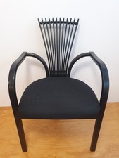 Designer Stühle Schwarz Torstein Nilsen Totem Westnofa Memphis 4 Stück