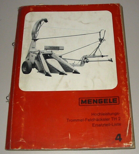 Ersatzteilliste mengele - ersatzteilliste,