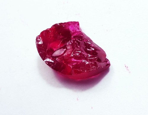 Natürlich rot blut rubin - natürlich,